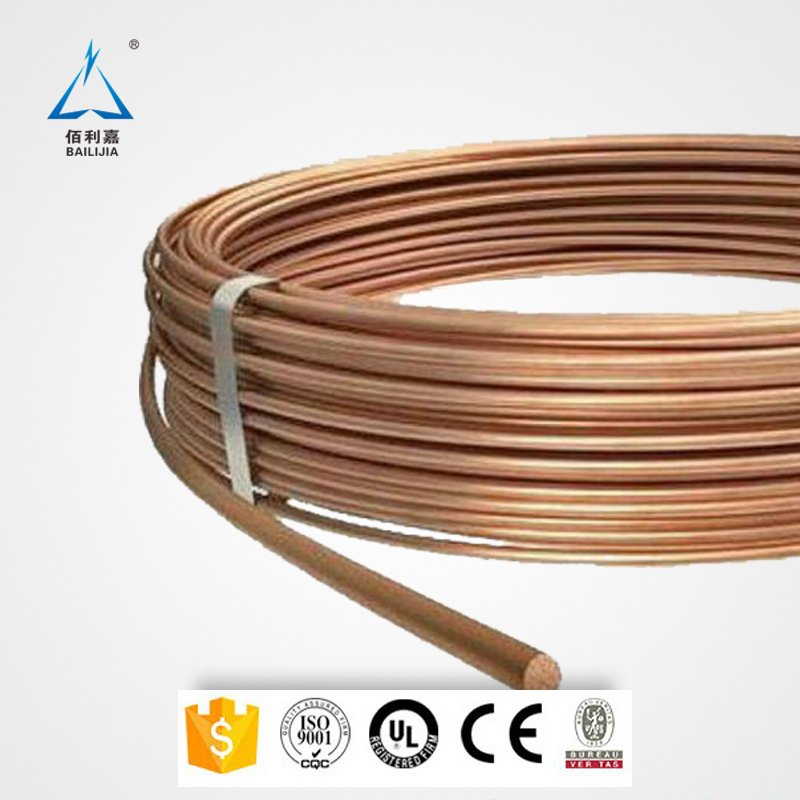 16平方接地线成品厂家接地线圆裸防雷批发现货引铜线铜包钢下线