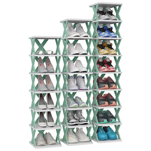 鞋架家用门口室内多层折叠鞋柜简易鞋架入户门玄关收纳架省空间