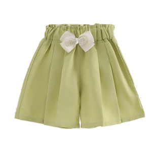 女童短裤2025新款夏季薄款休闲裙裤韩版洋气女孩时尚宽松五分裤潮