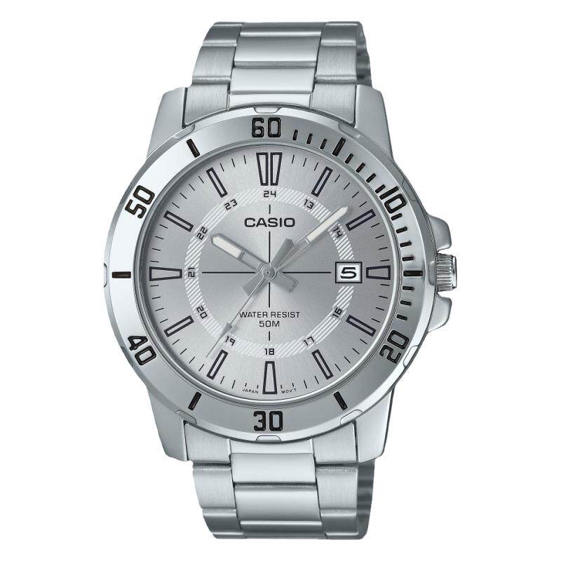 Casio/卡西欧 轻奢石英复古简约时尚小众情侣防水表MTP-VD01D-1E2