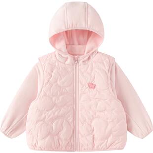 【商场同款】巴拉巴拉儿童棉服男童女童棉衣外套秋冬款三合一背心