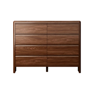 希木森中古风斗柜卧室实木抽屉收纳柜床尾柜五斗柜六斗柜八斗柜