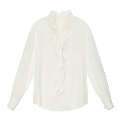 【优雅荷叶边】FF仿佛衬衫