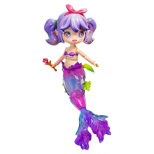 正版人鱼岛BJD可动人偶系列盲盒美人鱼玩具摆件可爱女孩生日礼物