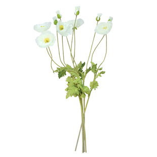 油画感仿真大号虞美人婚庆干花花束拍摄道具花艺婚礼路引橱窗摆件