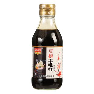 天禾豆捞酱油200ml家用火锅酱油蘸海鲜日式豆捞酱油日料寿司酱油