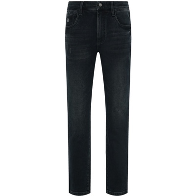 【保暖盐洗海岛绒】CARSYDA珈仕达男装新品加绒直筒九分牛仔裤