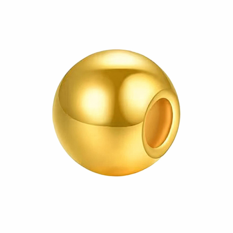 【儒妃】足金999小金珠黄金转