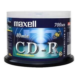 万盛麦克赛尔Maxell光盘CDR刻录光盘汽车音乐CD数据备份48速700M