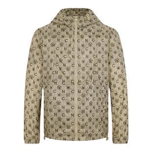 CNC品牌男装男士连帽印花外套轻薄透气夏季新款老花潮流百搭款