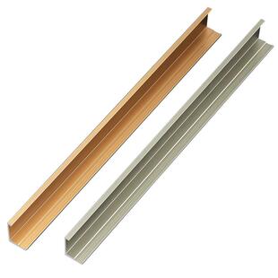 18mm木饰面护墙板收边条铝合金包边条金属装饰钛金卡条9厘收口线