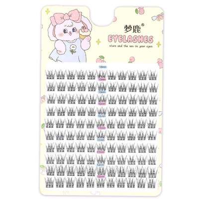 梦鹿懒人分段鱼尾浓密超自然10排