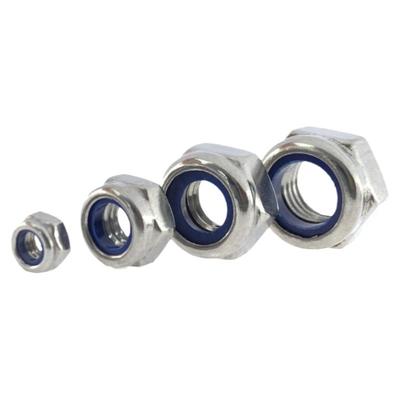 201/304/316六角尼龙防松母