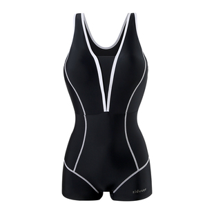 泳衣女连体2026新款平角大码保守遮肚显瘦游泳馆专用竞速泳装温泉