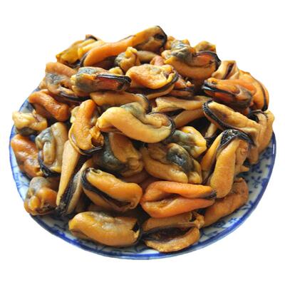 大号淡菜干500g野生青口贝海虹干海红菜干淡晒无沙贻贝干海鲜干货