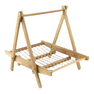 酒店餐具竹制品蒜泥白肉架子餐厅饭店餐架创意摆盘竹编火锅晾肉架