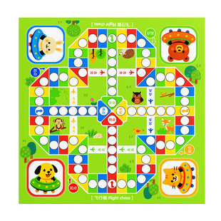 飞行棋儿童益智小学生便携多功能二合一迷你口袋冒险游戏棋类玩具