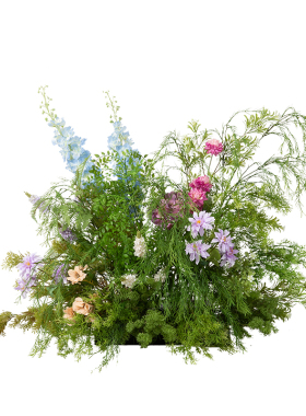 野花餐厅拍照打卡仿真植物假花