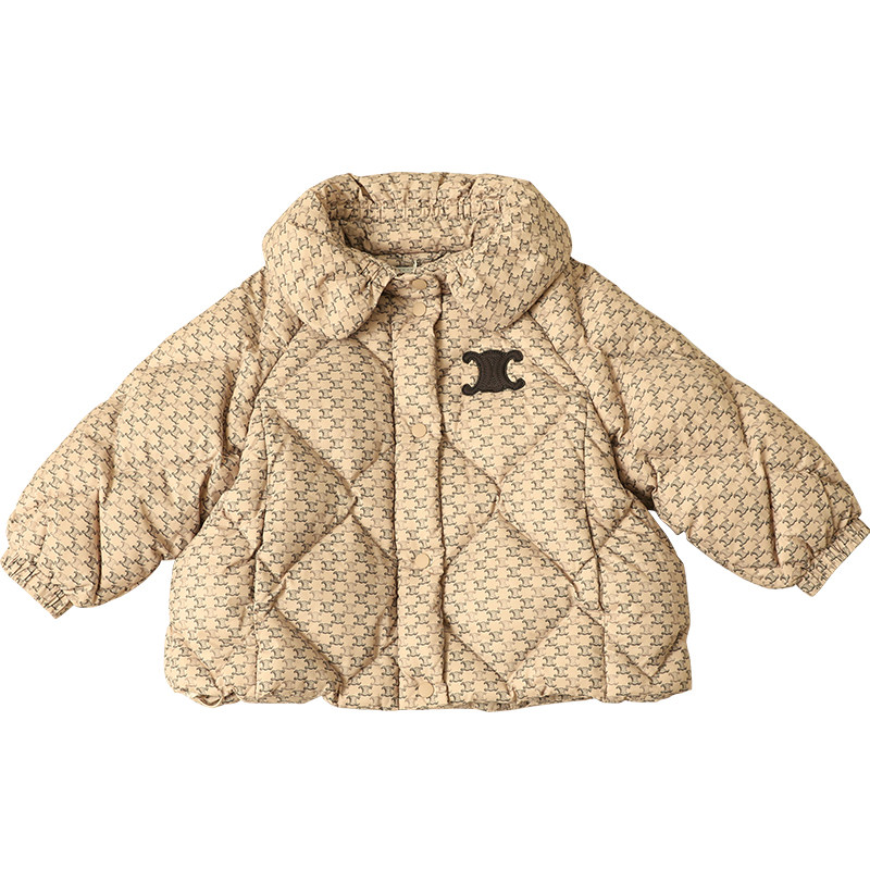 女童羽绒服小童装2024冬季新款宝宝羽绒服90绒外套1-3-6-8岁23118