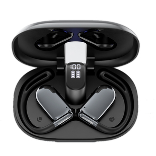 纽曼Q11蓝牙耳机挂耳式骨传导概念开放式不入耳运动跑步通话降噪