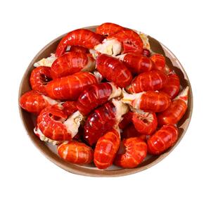 麻辣蒜香小龙虾尾开袋加热即食冷冻批发调味大龙虾尾鲜活