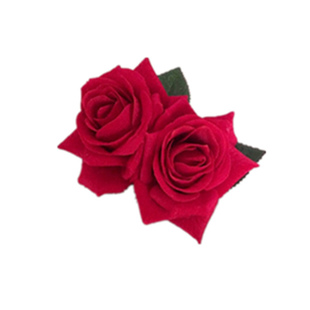 优雅百搭气质玫瑰花朵发梳盘发饰品女成人头花饰插梳旗袍配饰新娘