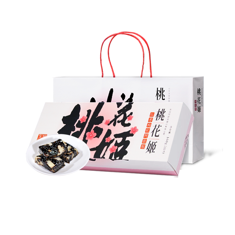 桃花姬旗舰店糕红枣枸杞味160g官方正品旗舰店送亲友礼盒东阿阿胶