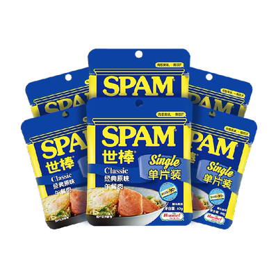 世棒独立小包装午餐肉60g×6片