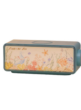 大英博物馆海洋白噪音蓝牙音响圣诞礼物无线充氛围灯送女生日礼物