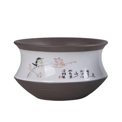 多肉绿植盆意国景带托紫砂创风