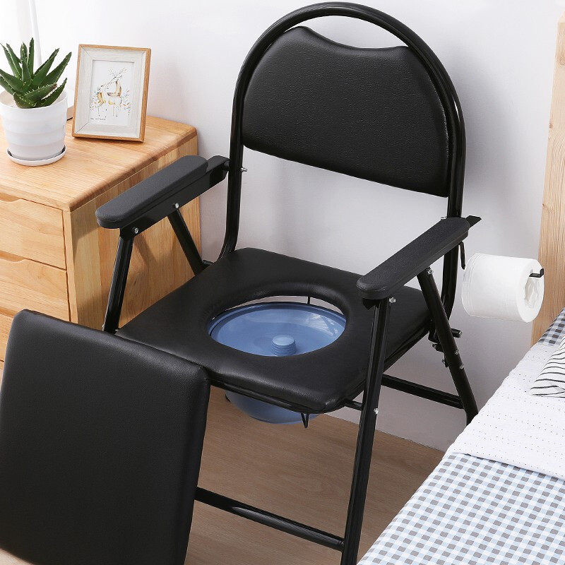 老人坐便椅残疾病人坐便器孕妇洗澡凳子可折叠移动便桶马桶坐厕椅