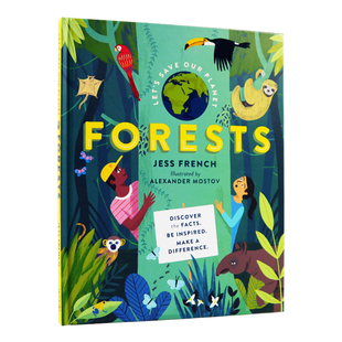 英文原版 拯救地球：森林 精装 Let's Save Our Planet: Forests  科普绘本 Alexander Mostov插画 儿童英语艺术书