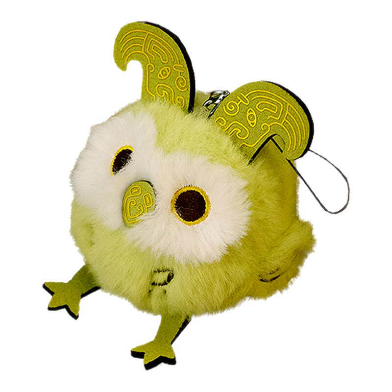 波普自然中国国家博物馆鸮啾啾毛绒玩具小鸟玩偶公仔包小挂件礼物
