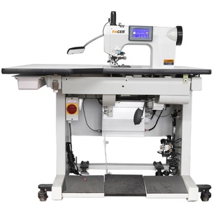 新先锋785D电脑真珠边机贡针机双面呢羊绒西装仿手工珠点拱弓针机