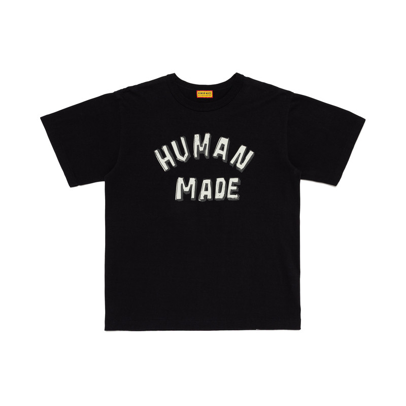 HUMAN MADE FW26 立体字母老虎图案印花圆领套头短袖T恤 男女同款