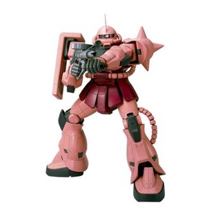 万代独角兽高达拼装模型 1/48 MEGA SIZE ZAKU II 夏亚专用红扎古