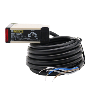 沪工E3JK-DS30M1继电器型可调 AC220V DC24V光电开关漫反射1开1闭