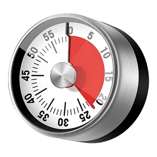 可视化计时器厨房机械定时学习儿童厨房提醒器磁吸式烹饪秒表闹钟