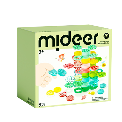 mideer弥鹿叠叠乐积木玩具