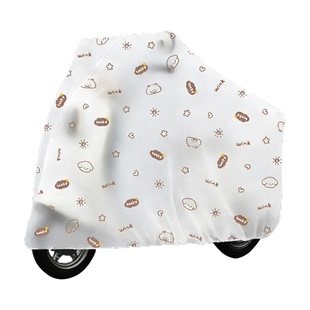 加厚全包裹防雨电动车车罩透明防水防尘耐脏电动车通用防晒卡新