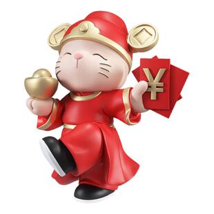 大型招财猫落地摆件开店开业礼物客厅家居装饰品搬家乔迁新居礼品