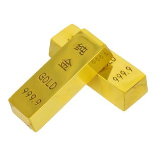 实心铜金条黄铜仿真金条假金条金砖书法镇尺装饰品镇纸压宣纸饰品