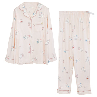 家时光月子服春秋纯棉产后孕妇睡衣哺乳衣冬季怀孕期待女产家居服