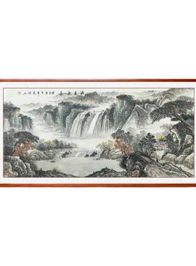 手写字画山水画可定制手绘国画