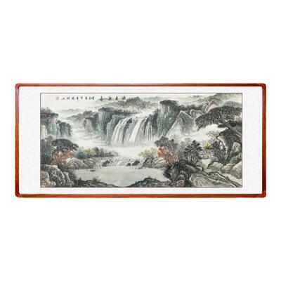 手写字画山水画可定制手绘国画