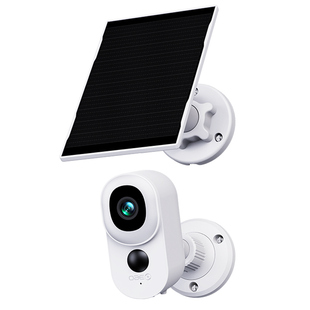 360旗舰店免插电监控门口摄影头无线太阳能监控4G家用无需网络室外高清摄像头手机远程摄像机免流量