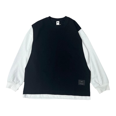 假两件潮流百搭卫衣打底衫