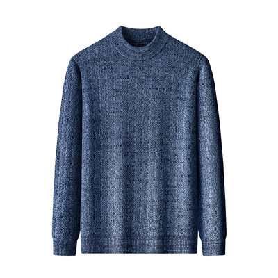 猫人羊毛衫男款2025秋冬季新款圆领内搭纯羊毛针织衫加厚保暖毛衣