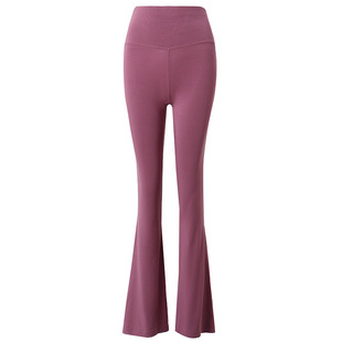 高腰舞蹈裤女练功服喇叭莫代尔垂感形体训练裤修身跳舞健身瑜伽裤