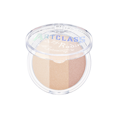 三色粉饼提亮珠光修容盘